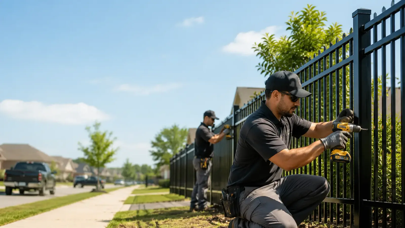 Metal Fence Installation in Crawfordsville, IN